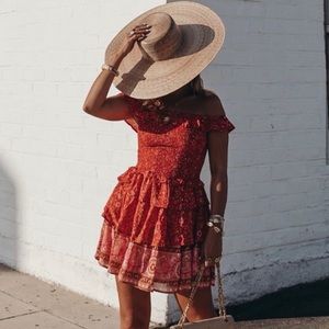 Spell Rara Smocked Mini Dress